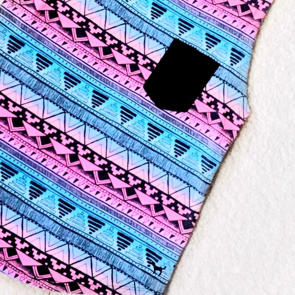 PINK Victoria’s Secret Aztec Tribal Pattern Tank - Picture 2 of 2
